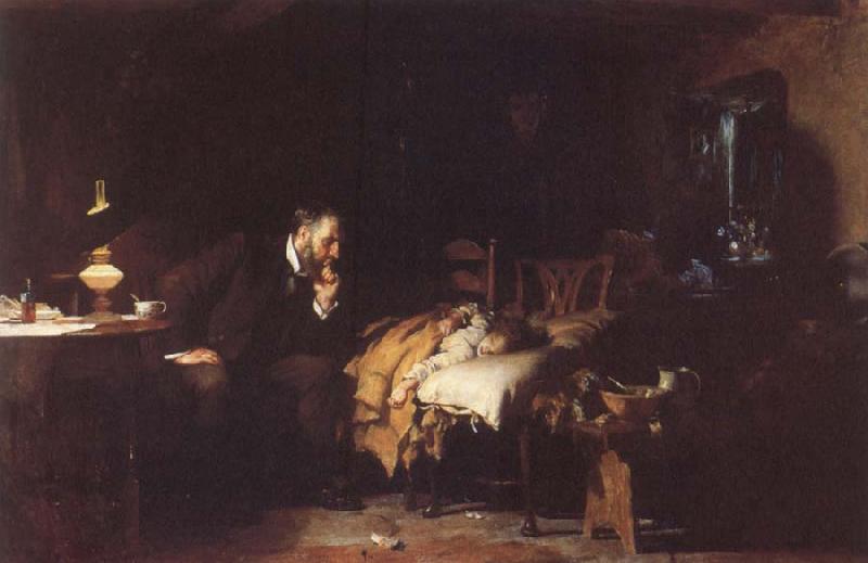Luke Fildes The Doctor oil painting image